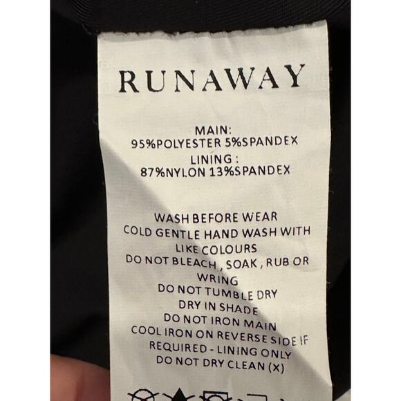 Runaway The Label Mae Partially See Through Maxi Dress Black S - Picture 13 of 14
